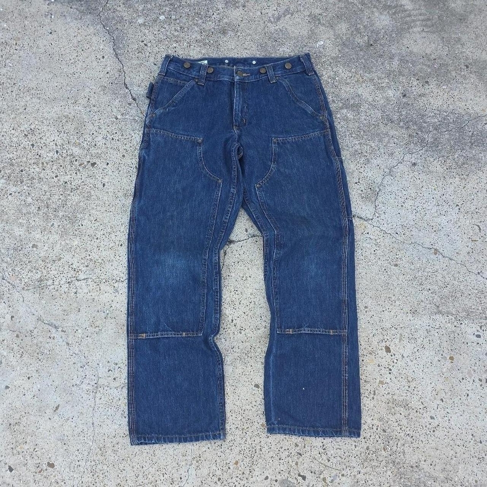Carhartt Double Knee Relaxed Fit Jeans Mens Size 30x30 103890 Denim